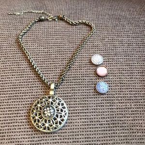 silver or antique gold reversible